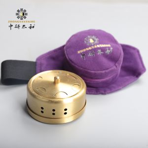 Convenient Moxa Box Pure Copper Portable Moxibustion Tools 7.8*4cm