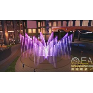 Custom Made Floor Fountains With Beautiful Video Stainless