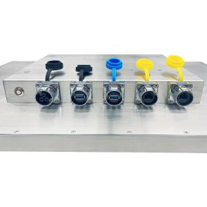 1000 Nits Sunlight Readable Stainless Steel Panel PC Full IP67 Waterproof CE/FCC