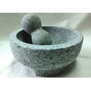 Durable Granite Spice Grinder Stable Performance Round With Three Legs