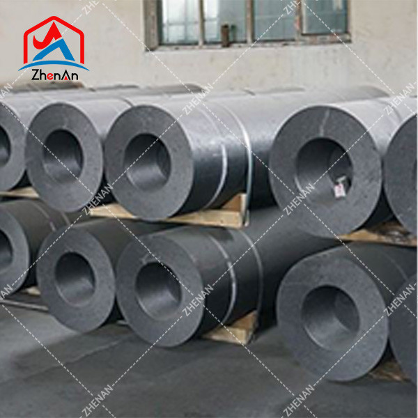 Dia 75mm-700mm L1800-2700mm UHP HP RP graphite electrode With 4tpi 4tpil Nipple