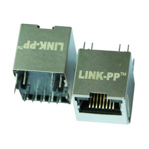 1734577-1 Top Entry Vertical RJ45 Jack 8P8C Shield W/LED LPJE681-0BENL