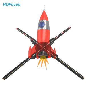 50cm Hologram Ventilators Holographic Projector 4 Blades Led Fan Light 3d