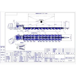 24 Axles Hydraulic Steering Multi Axle Modular Trailer Versatile Applications