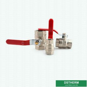 CW617N Customized Middle Weight BSP Threaded Forged Brass Ball Valve With Handle