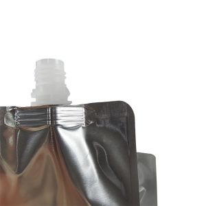 Custom Reusable Stand Up Plastic Spout Pouch for Liquid Juice Digital Print
