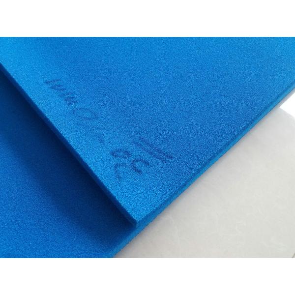 Quality Blue Color Silicone Sponge Sheet Impression Fabric wholesale