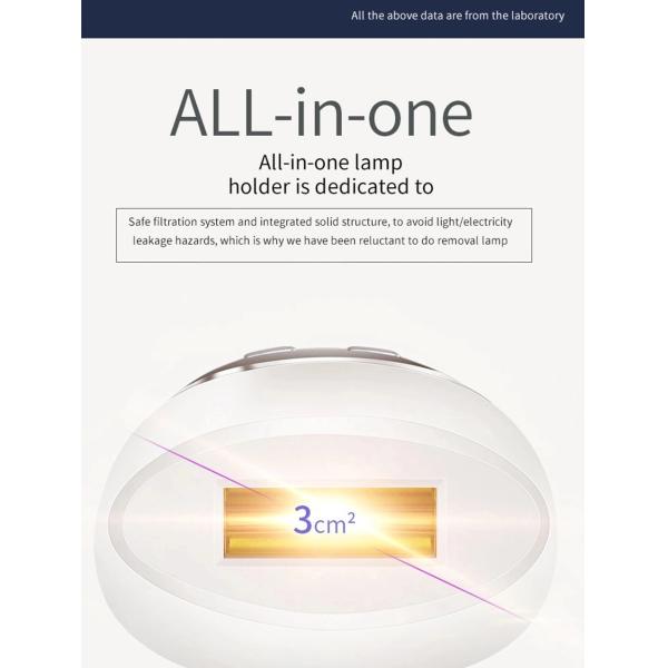 Home Use Women Men Ipl Laser Hair Removal Handset Permanent Handheld Intense Pulse Light