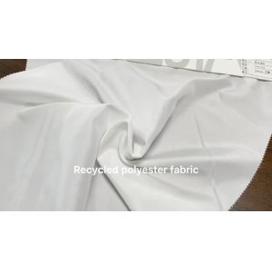 Cheap OEM printing 320T ocean recycle Pongee Polyester fabric for jacket for sale