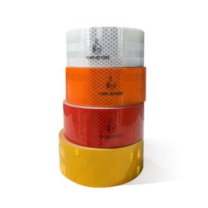 PET Prismatic 2''X150ft ECE 104r Reflective Tape For Trucks Vehicles