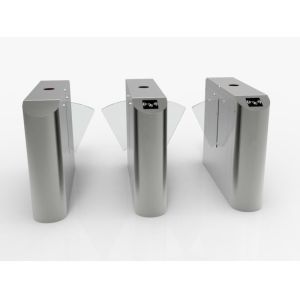 Acrylic Reader Plate LED Indicator RS485 Flap Barrier Gate