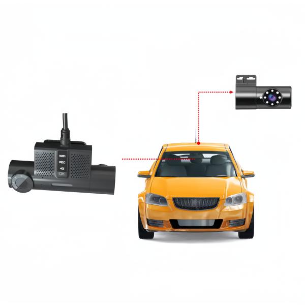 Quality Windshield Dashcam Powerful AI Processor DMS Driving Behavior Analysis Is Optional wholesale
