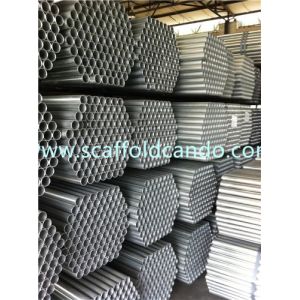 Hot dip galvanized Q235 Q345B scaffolding steel pipe,GI tube with 1M, 2M,3M,4M