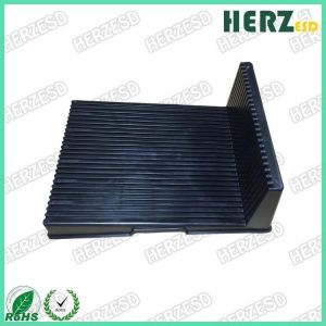 L Shaped ESD PCB Racks Depth 3.2 mm PP Material With Conductive Fiber