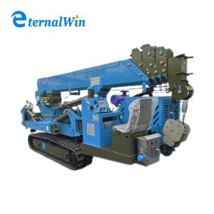 3 Ton Lifting Capacity Spider Crawler Crane In Green For Heavy Lifting With High
