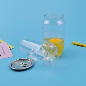 650ml Transparent Soft Drink Soda Plastic Beverage Cans