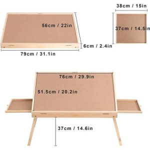 Folding Wooden Table Jigsaw Puzzle Board for AJUNION 1000 Piece Puzzle 31.1 x 22
