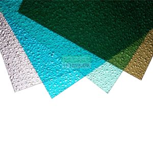 UV Resistant Coating PC Particle Sheet Scratch Resistant Surface Polycarbonate