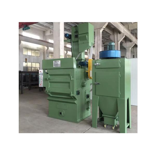 150L Volume Media Blasting Equipment , PLC Control Tumblast Shot Blasting