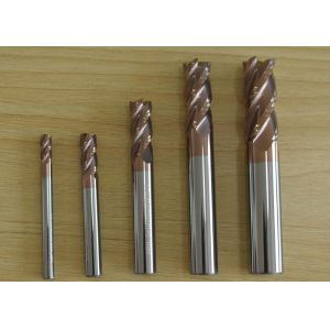 Profile Milling TiSiN Coating 0.8μM Corner Radius End Mill