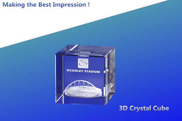 3D Crystal Cube/3d laser crystal rectangle/crystal 3d rectangle/blank crystal