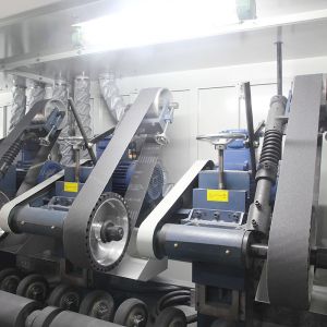 5 Head Argon Bottle Polishing Machine Sander