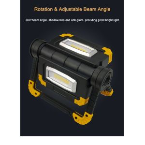 Battery 700lm Powered Portable LED Work Lights Foldable Cordless With Stand