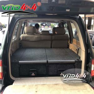 China LC100 4x4 OEM Rear Cargo Storage Dual Module Roller Drawer Wing Kit Suited For Toyota 100 LC Series Land Cruiser on sale