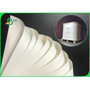 China 100% Eco - Friendly Bleached Kraft Paper Roll 120gsm For Food Packages on sale