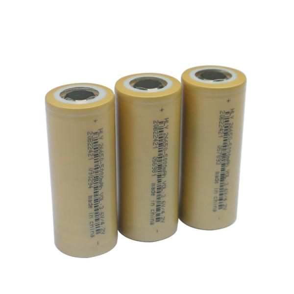 Quality HLY Large Capacity lithium 26650 Battery 5000mah 3.6V High Rate For Power Tools wholesale