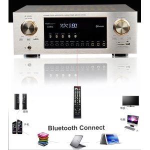 4K High Power Bluetooth Audio Amplifier Receiver Wireless USB Interface