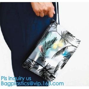A4 file bag slider zipper envelope slider closure bag, Swimwear Packaging With