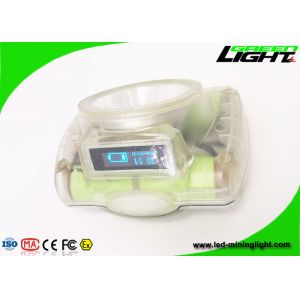 1.78W 232lum Cordless LED Cap Lamp 13000lux Rechargeable With Display