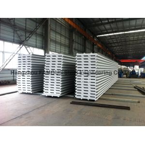 China EPS / PU Metal Roofing Sheets Sandwich Panel Rock Wool For Wall For Roof on sale