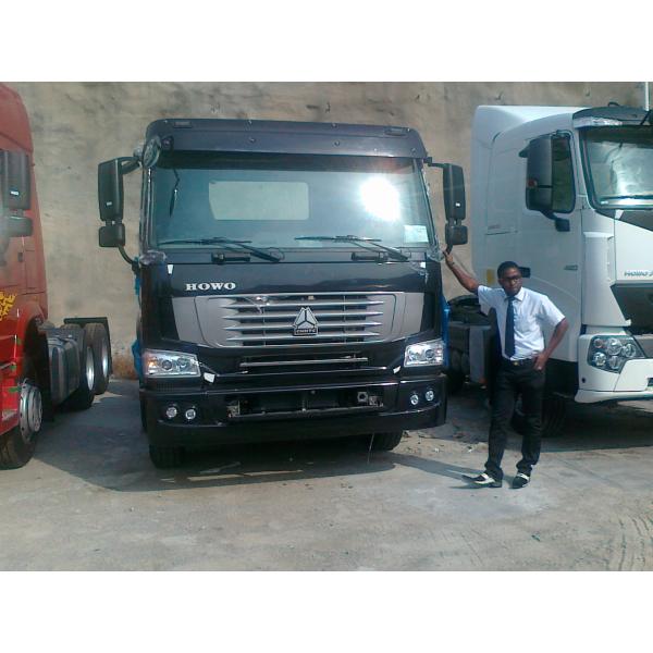 Quality Semi Trailer Tractor Truck Powerful Engine , Semi Truck Mover HF 7 Axle wholesale