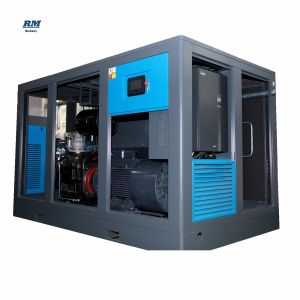 37 kw 6 Bar Energy Saving Two Stage Electric Screw Air Compressor with big air