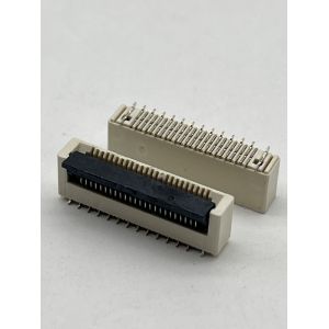 China Withstand Voltage 500V AC/Minute Male Fpc Connector Backflip Bottom Contact Zif Smd Type Fpc Ffc Socket Connector 0.5 Pitch on sale China Withstand Voltage 500V AC/Minute Male Fpc Connector Backflip Bottom Contact Zif Smd Type Fpc Ffc Socket Connector 0.5 Pitch on sale