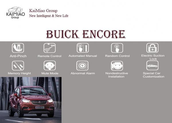 Quality Black Buick Encore Smart Power Tailgate Lift Hands Free Anti Clamp System wholesale
