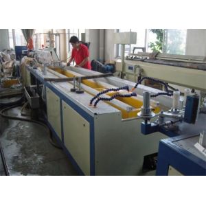 PP PE PS Plastic Profile Extrusion Line , Outdoor Profile Making Machine For