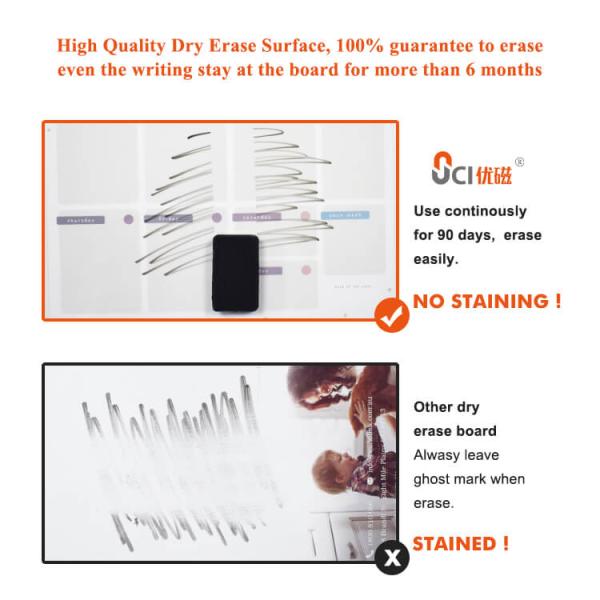 16" X 12" Soft Magnetic Whiteboard Marker Board For Fridge