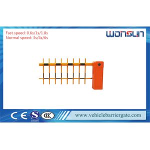 China Automatic Straight Boom Car Park Entrance Barriers With 2 Fence Arm on sale