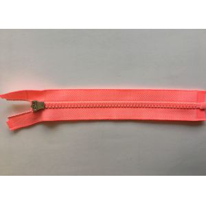 Personality Teeth Replacement Coat Zippers , Open End Invisible Zipper With