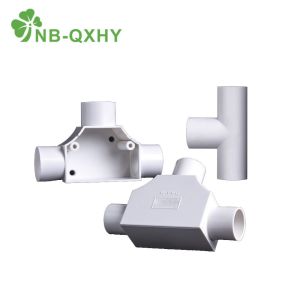 China 20-63mm Customized Request Plastic Electric Pipe Fitting Tee Cable Pipes Wiring Cable on sale