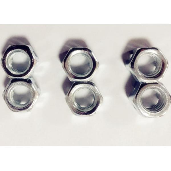 Slotted M12*1.75 Carbon Steel Nuts With 11mm Thickeness Electroplating White