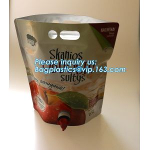 Wine Pouch Liquid Pack Bag With Spout,Drink Packaging Pouch With Spout,3L 5L 10L