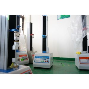 Single Column Leather Tensile Testing Machines 2KN With Microcomputer Display