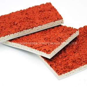 Shock Absorbing Tartan Running Track Material Indoor 13mm Thickness