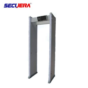ABS Indoor / Outdoor Archway Metal Detector 6 Zone Intelligent Multi Alarm