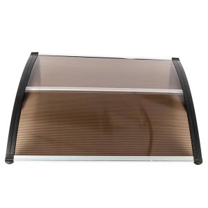 Safe PC Door Canopy , Gazebo Polycarbonate Canopy Environment Friendly