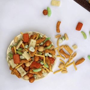 Premium Rice Cracker Snacks Mixed Flavors With Peanuts Peas Snacks